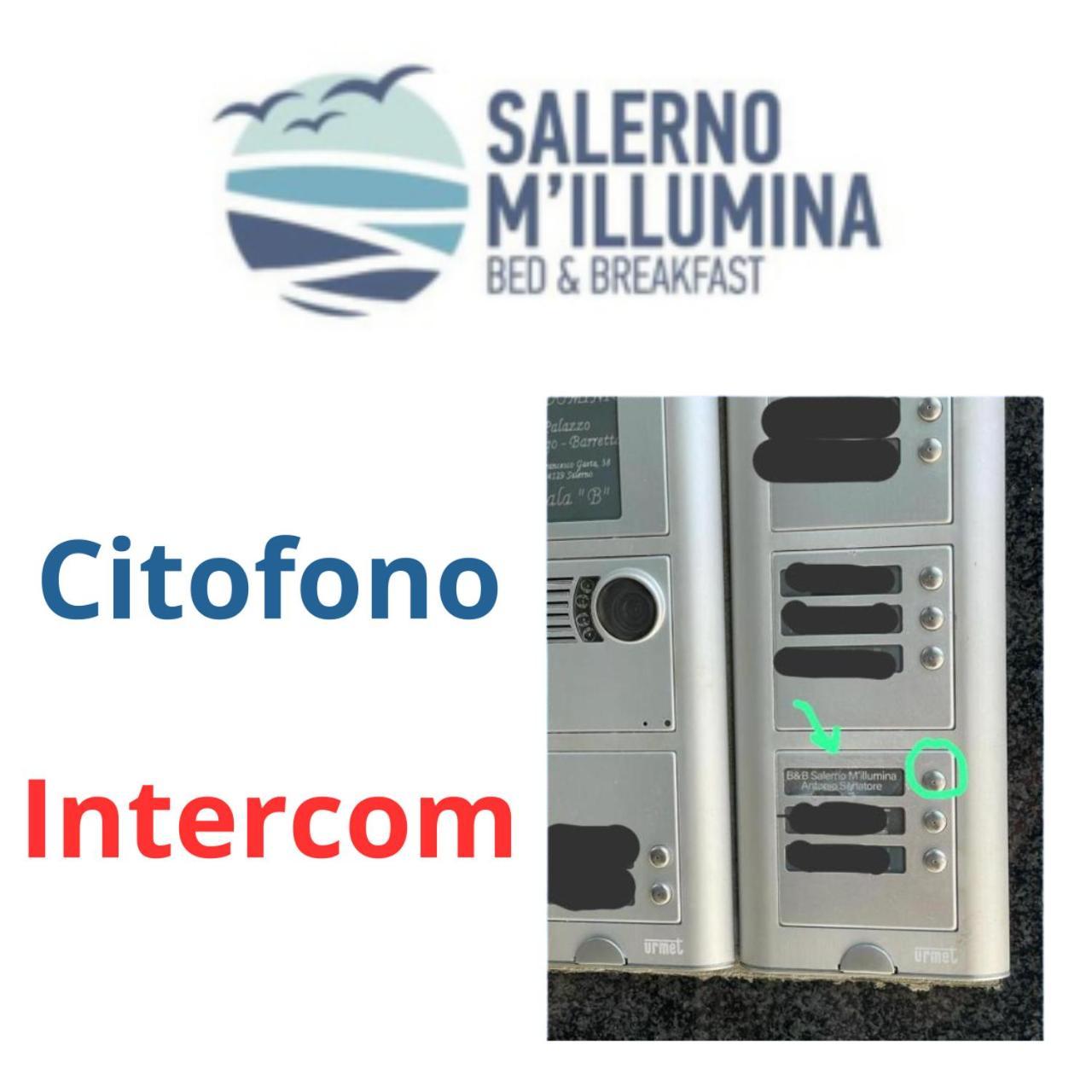 مبيت وإفطار Salerno M'Illumina المظهر الخارجي الصورة